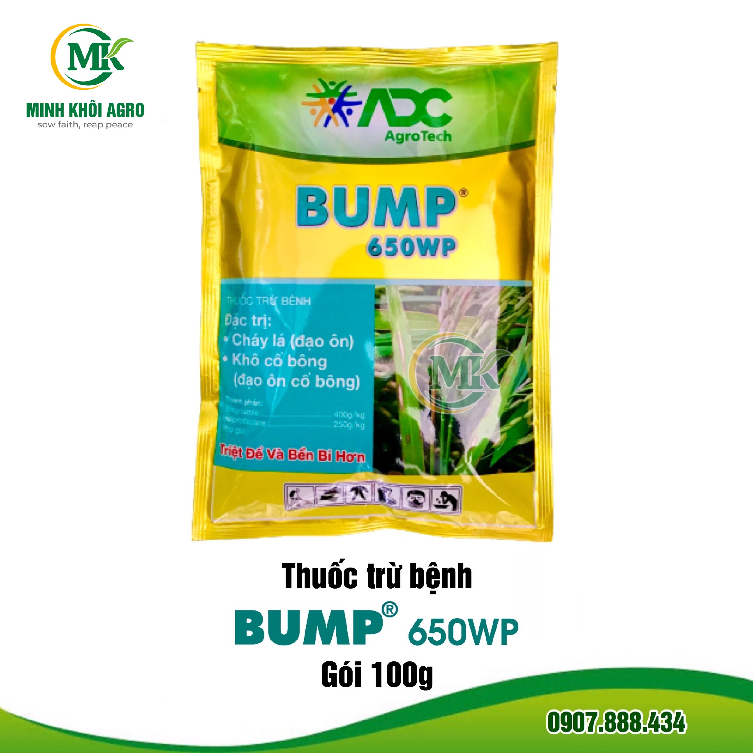 Thuốc trừ bệnh Bump 650WP - Gói 100g